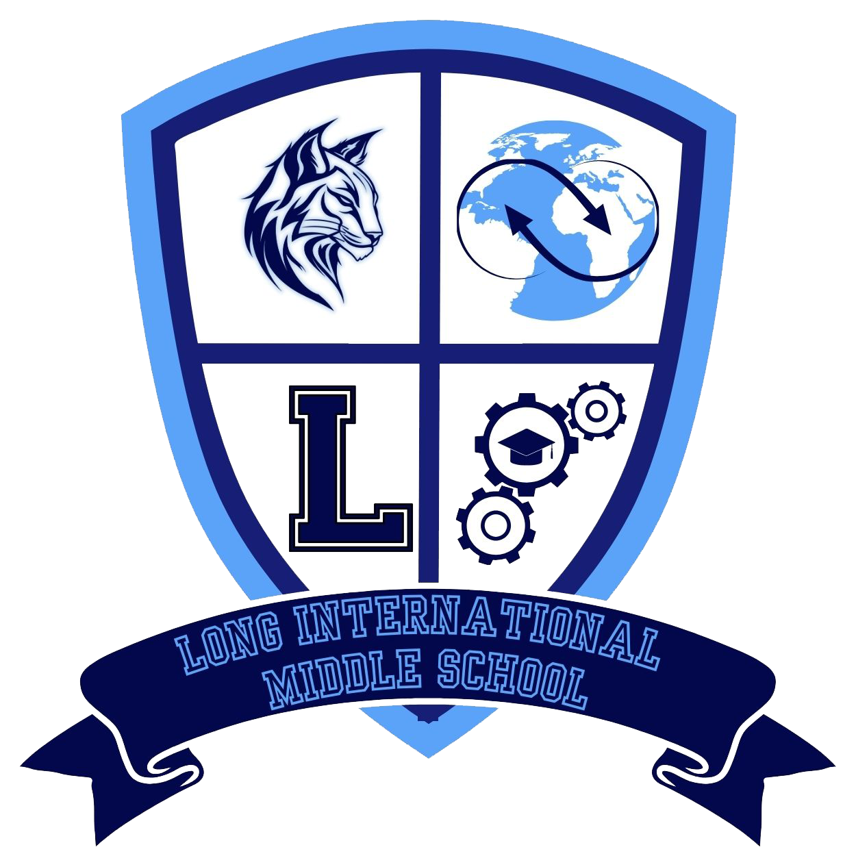 Long International Middle School Logo